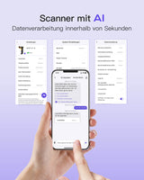 BCST-21-AI AI Bluetooth Barcode Scanner with APP/SDK & Extrem lange Übertragungsdistanz - Inateck Office DE