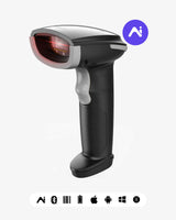 BCST-21-AI AI Bluetooth Barcode Scanner with APP/SDK & Extrem lange Übertragungsdistanz - Inateck Office DE