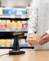 BCST-36 2D Bluetooth Barcode Scanner mit APP/SDK mit Barcode Scanner Ladestation - Inateck Office DE