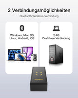 BCST-46 Mini Tragbarer 2D Kabellos Barcode-Scanner mit APP und SDK - Inateck Office DE