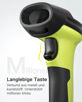 BCST-60 1D Barcodescanner mit 2.4GHz, kabellos bis 35m - Inateck Office DE