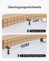 BCST-61 Industrieller 1D Bluetooth Barcode Scanner mit IP67 Wasser Staubdicht & APP SDK - Inateck Office DE