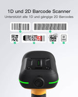 BCST-75S Industrieller 2D Bluetooth Barcode Scanner mit IP67 Wasser Staubdicht & APP SDK - Inateck Office DE