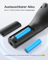 Nano460 1D/2D/QR Bluetooth Tragbare Scanner, mit USB und 2.4G, mit Abnehmbarem 800-mAhAkku - Inateck Office DE