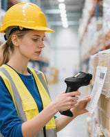 Pro 8SE 2D/1D/QR Wireless Blutooth Handheld Scanner, mit Screen und Smart Base, CMOS CCD Dual Module - Inateck Office DE