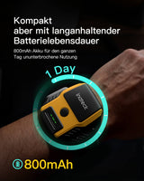 PBS005 Barcode Scanner Kabellos 2D, Armbanduhr-Stil, QR Code Scanner Bluetooth, Sprachsteuerung, Typ-C Kabel & 2.4G Adapter Wireless - Inateck Office DE