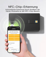 PR40 Mobile Thermo-Etiketten-drucker, Kabelloser 4x6 Versandetiketten Drucker für Versandpakete - Inateck Office DE