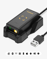 BCST-46 Mini Tragbarer 2D Kabellos Barcode-Scanner mit APP und SDK - Inateck Office DE