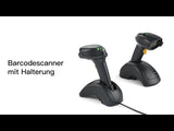 BCST-560B Inateck 1D/2D Barcode Scanner Kabellose, QR Code Scanner mit Smart Base, Unterstützt App SDK