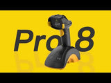 Pro 8 Bluetooth 5.3 1D/2D Barcodescanner, Mit Touchscreen, CMOS+CCD Dual Module