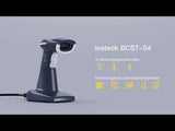 BCST-54 1D/2D Bluetooth Barcodescanner, 2.4Ghz Intelligente Station, Bildschirm-Scannen