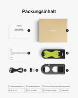 BCST-42 1D/2D Barcodescanner, Bluetooth 5.0, 40m Reichweite, Taschenscanner, Grün - Inateck Office DE