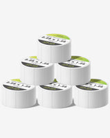 Selbstklebend Etiketten 6 x 3 cm, Adressetiketten, Haushaltsetiketten, BPA/BPS-frei, 1500 Etiketten × 6 Rollen TP02002-6 - Inateck Office DE