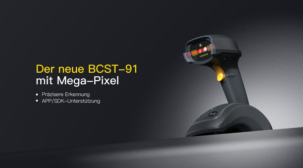 Inateck präsentiert den neuen Barcode-Scanner BCST-91 mit Mega-Pixel-Auflösung