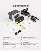 PR02001 Thermopapierdrucker für Mac/Windows, Universelle Etiketten nutzbar, schneller Druck, kompatibel mit Logistik- und Verkaufsplattformen - Inateck Office DE