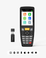 BCST-45 1D/2D-Bluetooth 5.3 Barcodescanner mit 2,4-Zoll-LCD-Bildschirm, 40m Reichweite, Taschenscanner - Inateck Office DE