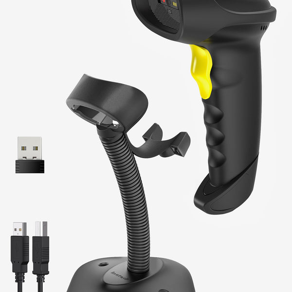 Inateck 2次元 バーコードリーダー bluetooth、2D、液晶読み取り対応 