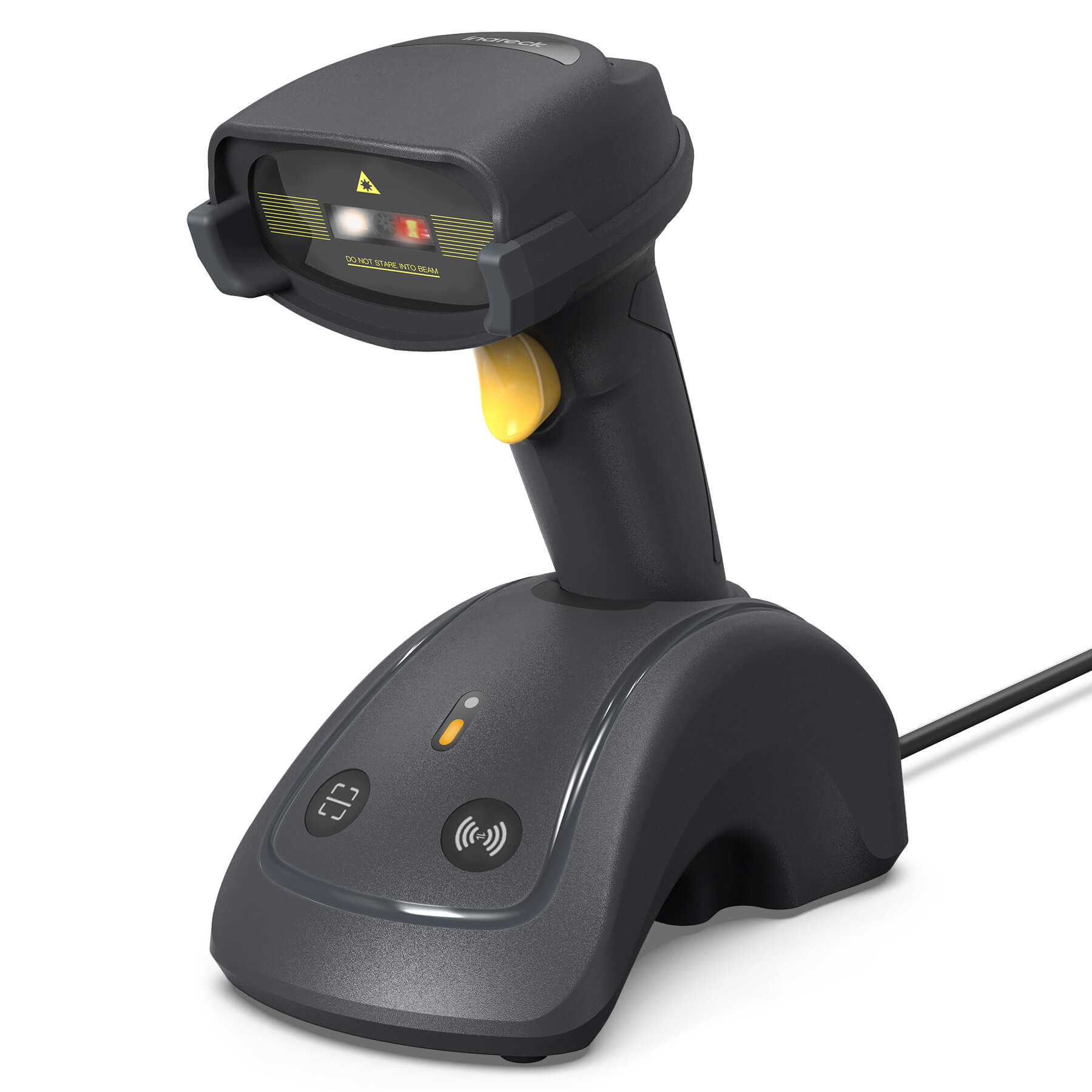 Sim Base Scanner BCST-560B Inateck Barcode Scanner Kabellose, QR Code Scanner mit Smart ...