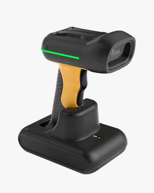 BCST-75+Charging Base, Industrieller 1D/2D/QR Bluetooth Barcode Scanner mit IP67 Wasser Staubdicht & APP SDK - Inateck Office DE