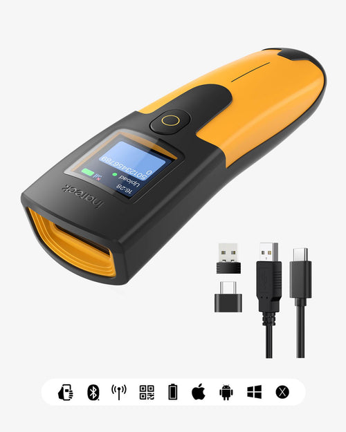 Nano 260D, Tragbarer 2D Barcode Scanner, 2600mAh-Akku
