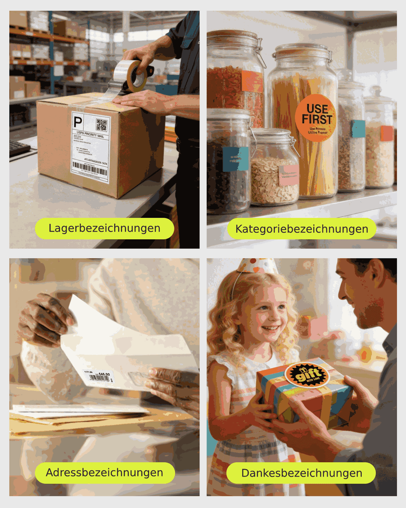 Inateck Bluetooth Etikettendrucker PR50 – 4x6 Zoll Thermodrucker Für DHL, Amazon, Shopify, Etsy & Co.