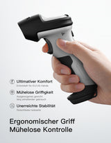 BCST-72S, Inateck Barcode Scanner Bluetooth mit Ladestation, 1D/2D/QR, 2.4G/USB, Liest von Bildschirmen