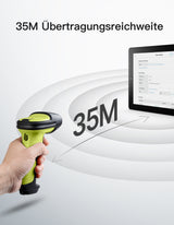 BCST-72S, Inateck Barcode Scanner Bluetooth mit Ladestation, 1D/2D/QR, 2.4G/USB, Liest von Bildschirmen
