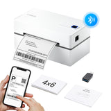 PR40 Mobile Thermo-Etiketten-drucker, Kabelloser 4x6 Versandetiketten Drucker für Versandpakete