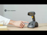 BCST-91 1D/2D Bluetooth 5.3 Barcodescanner, mit 2.4Ghz Intelligente Station & Mega-Pixel-Auflösung