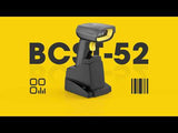 BCST-52 1D/2D Barcodescanner, kabellos 2.4GHz, Bluetooth, Displayscannen, mit intelligenter Basisstation