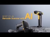 BCST-21-AI AI Bluetooth Barcode Scanner with APP/SDK & Extrem lange Übertragungsdistanz