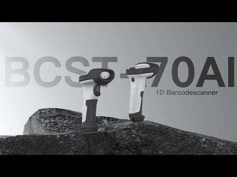 AI Barcode Scanner Bluetooth 1D Scanner, mit APP und SDK, BCST-70 AI