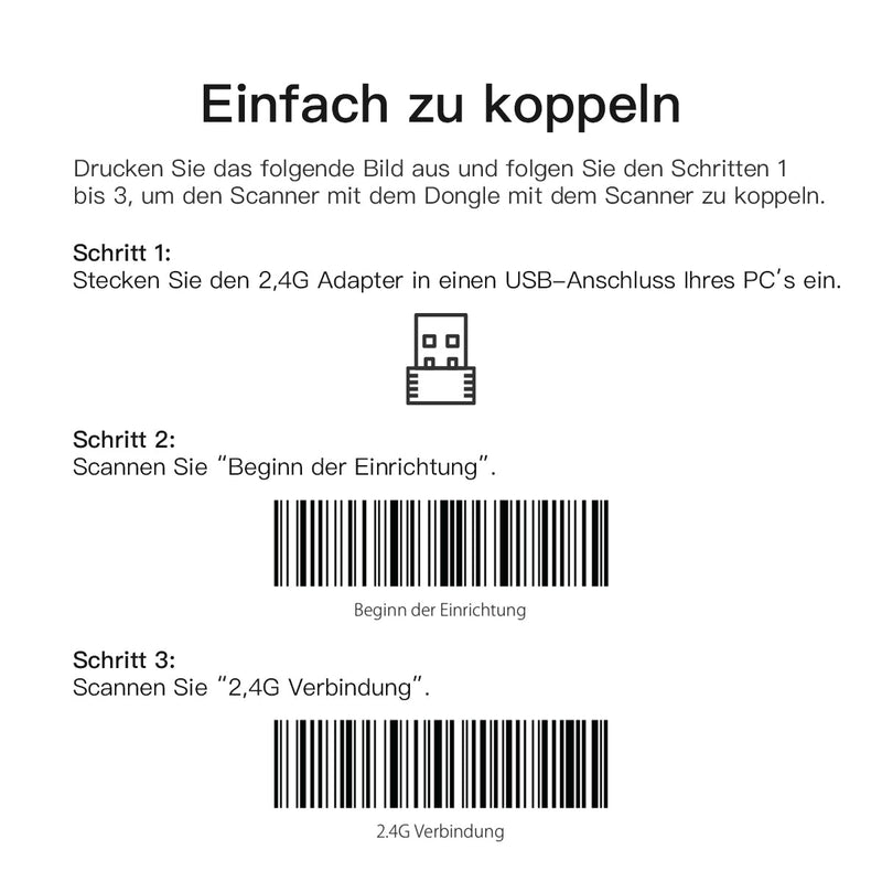 BS03001 Adapter für BCST-60 Barcodescanner - Inateck Official DE