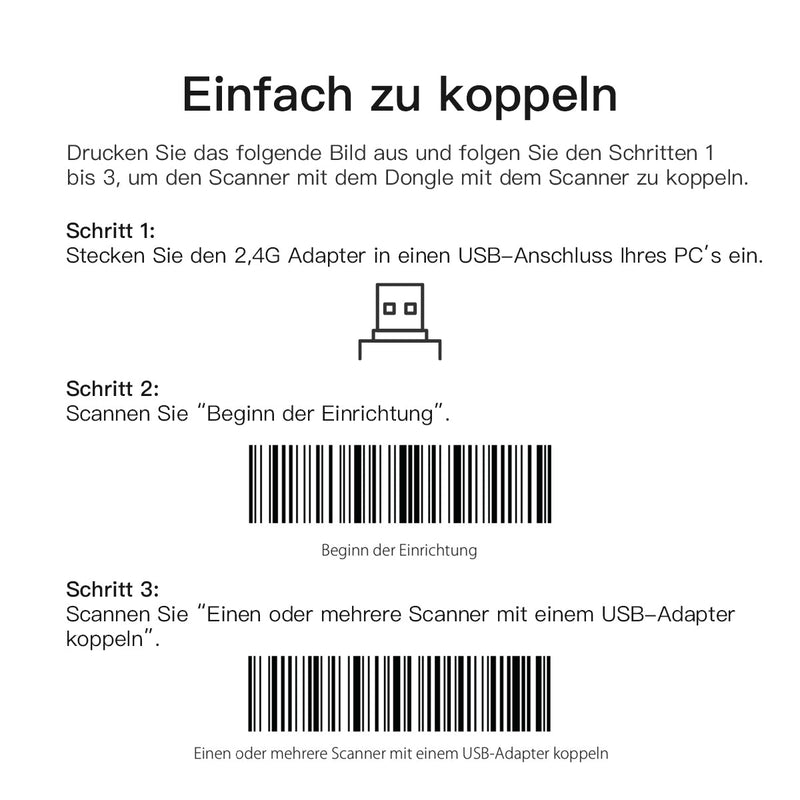 BS03004 Adapter für P7 Barcodescanner - Inateck Official DE