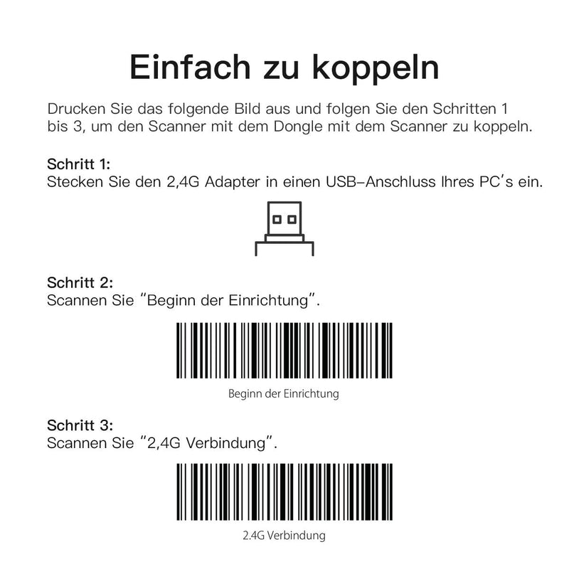 ACC-BCST 73-Adapter für BCST-73 Barcodescanner - Inateck Office DE