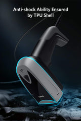 Barcodescanner für 1D-Strichcodes, tragbar, kabelgebunden (USB), CCD-fähig, Bildschirmscan möglich - BS02003 - Inateck Official DE