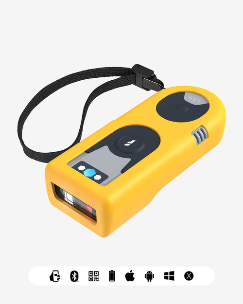 BCST-42 1D/2D Barcodescanner, Bluetooth 5.0, 30m Reichweite, Taschenscanner, Displayscannen - Inateck Office DE