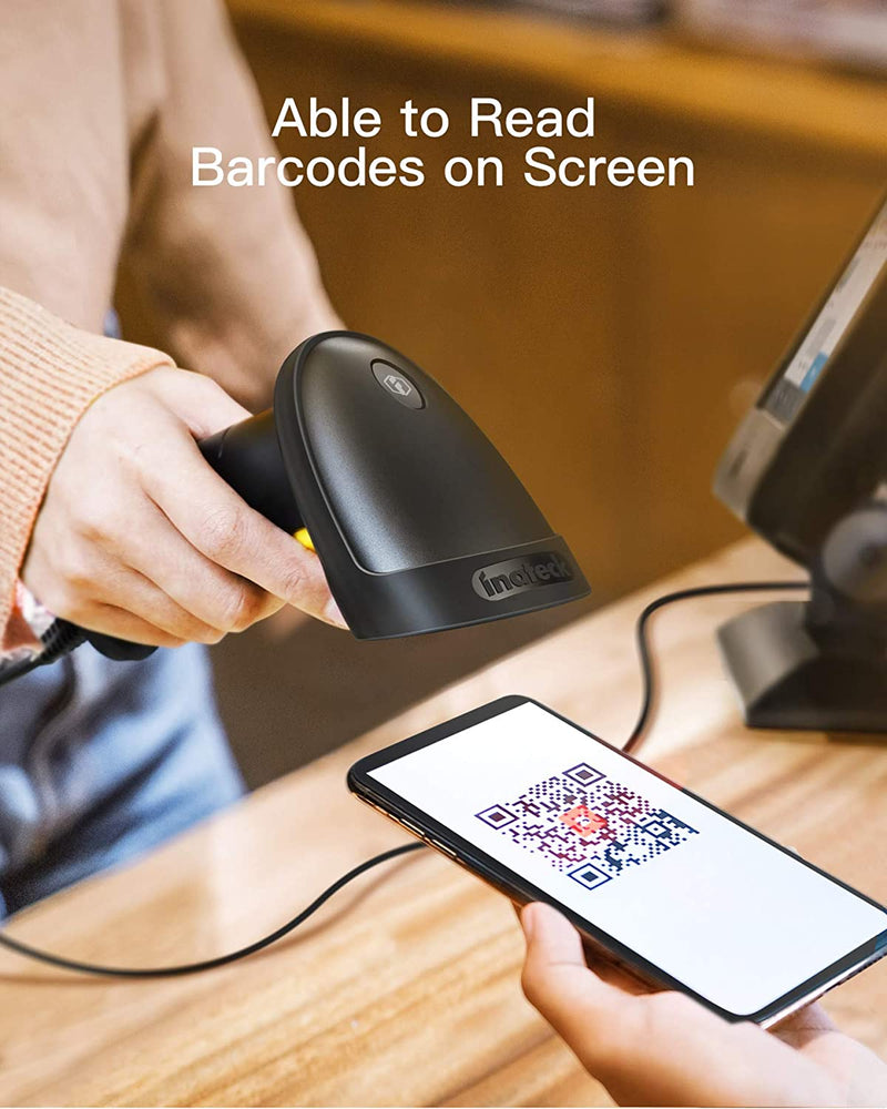 BCST-53 1D/2D Barcodescanner, kabelgebunden, Displayscannen - Inateck Official DE