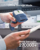 BCST-71 1D/2D Barcodescanner, kabellos 2.4GHz, Bluetooth 5.0, Displayscannen, Entwickelt für Gesundheitswesen - Inateck Official DE