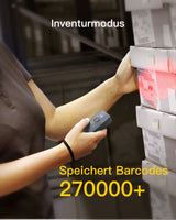 BCST-40 1D/2D Barcodescanner, Bluetooth 5.0, 30m Reichweite, Taschenscanner, Displayscannen - Inateck Office DE