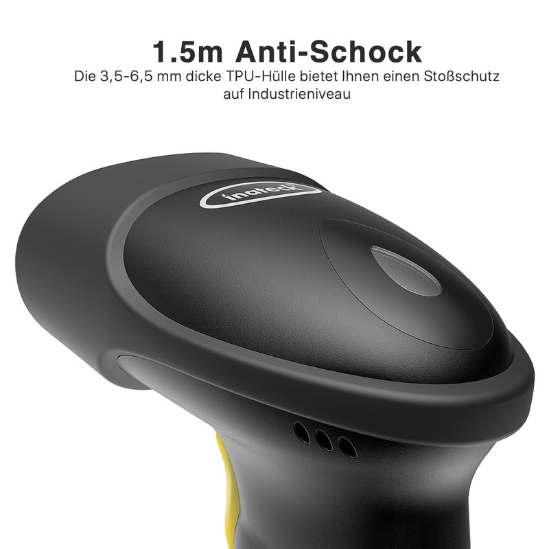 Inateck BCST-50 2D Barcodescanner - 1.5m Anti-Schock