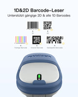 Inateck BCST-73 2D Barcodescanner - 1D&2D Barcode-Leser