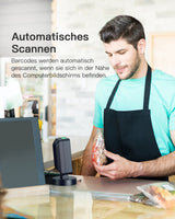 BCST-81 1D/2D Barcodescanner, QR Code Scanner omnidirektionaler - Inateck Office DE