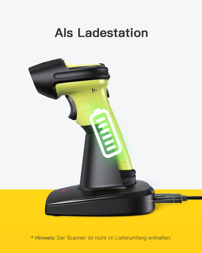 Barcode Scanner Ladestation, Geeignet BCST-60, BCST-70, BCST-73, P6 und P7 - Inateck Office DE