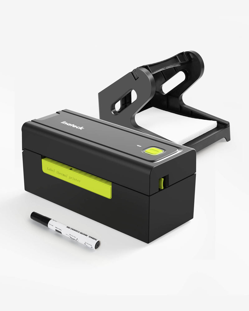 PR02001 Thermopapierdrucker für Mac/Windows, Universelle Etiketten nutzbar, schneller Druck, kompatibel mit Logistik- und Verkaufsplattformen - Inateck Office DE