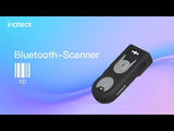Scanner de codes-barres BCST-43 1D, Bluetooth 5.0, portée 30 m, scanner de poche 