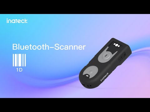 BCST-43 1D Barcodescanner, Bluetooth 5.0, 40m Reichweite, Taschenscanner