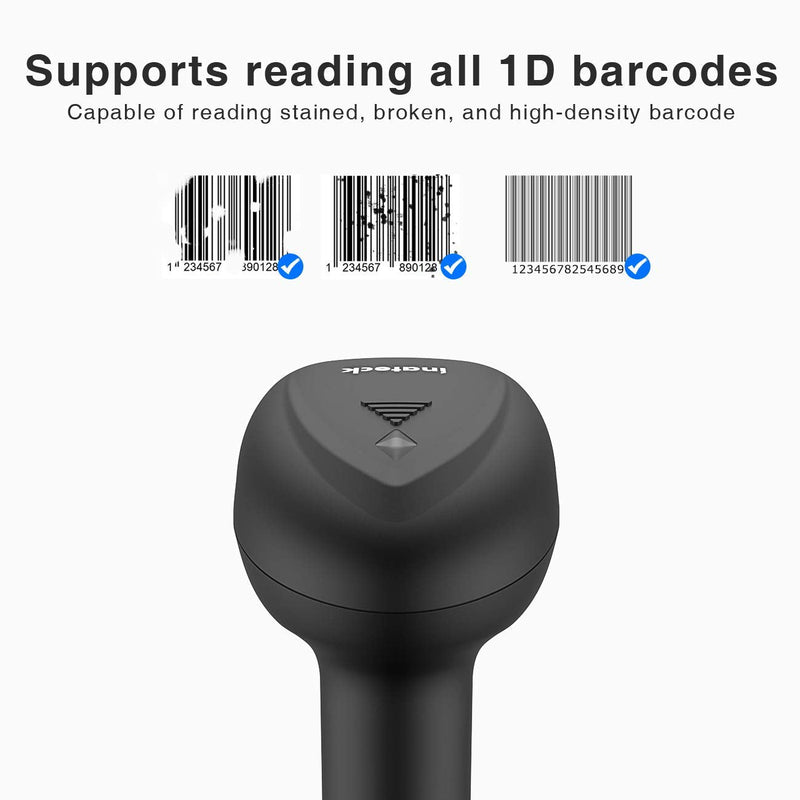 Barcodescanner für 2D-Codes mit USB-Kabel, auch zum Displayscannen - BS02001 - Inateck Official DE